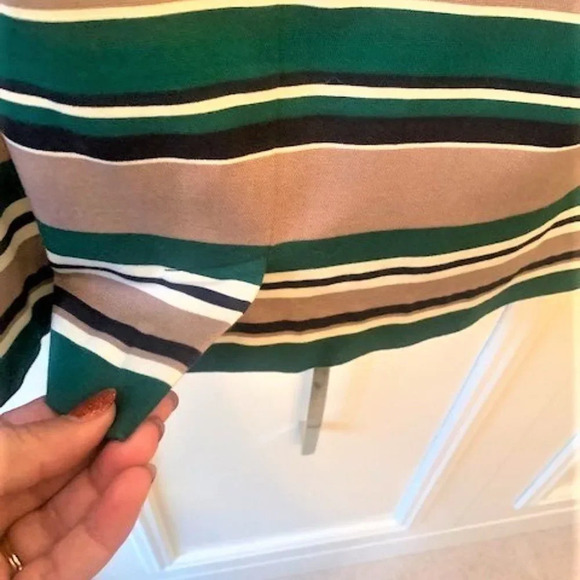 Talbots VIBRANT striped pencil skirt 16 - Picture 5 of 8